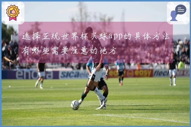 选择正规世界杯买球app的具体方法有哪些需要注意的地方